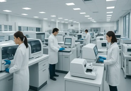 تجهیز آزمایشگاه تشخیص طبی با پرسنل آزمایشگاه